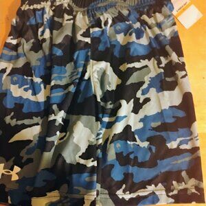 Under Armour Boys’ Camo Athletic Shorts Size 5